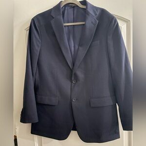 Banana Republic Dark Blue Textured Blazer